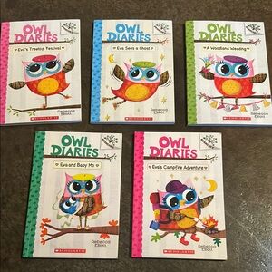 Scholastic Owl Diaries Book Set - Colorful Collection